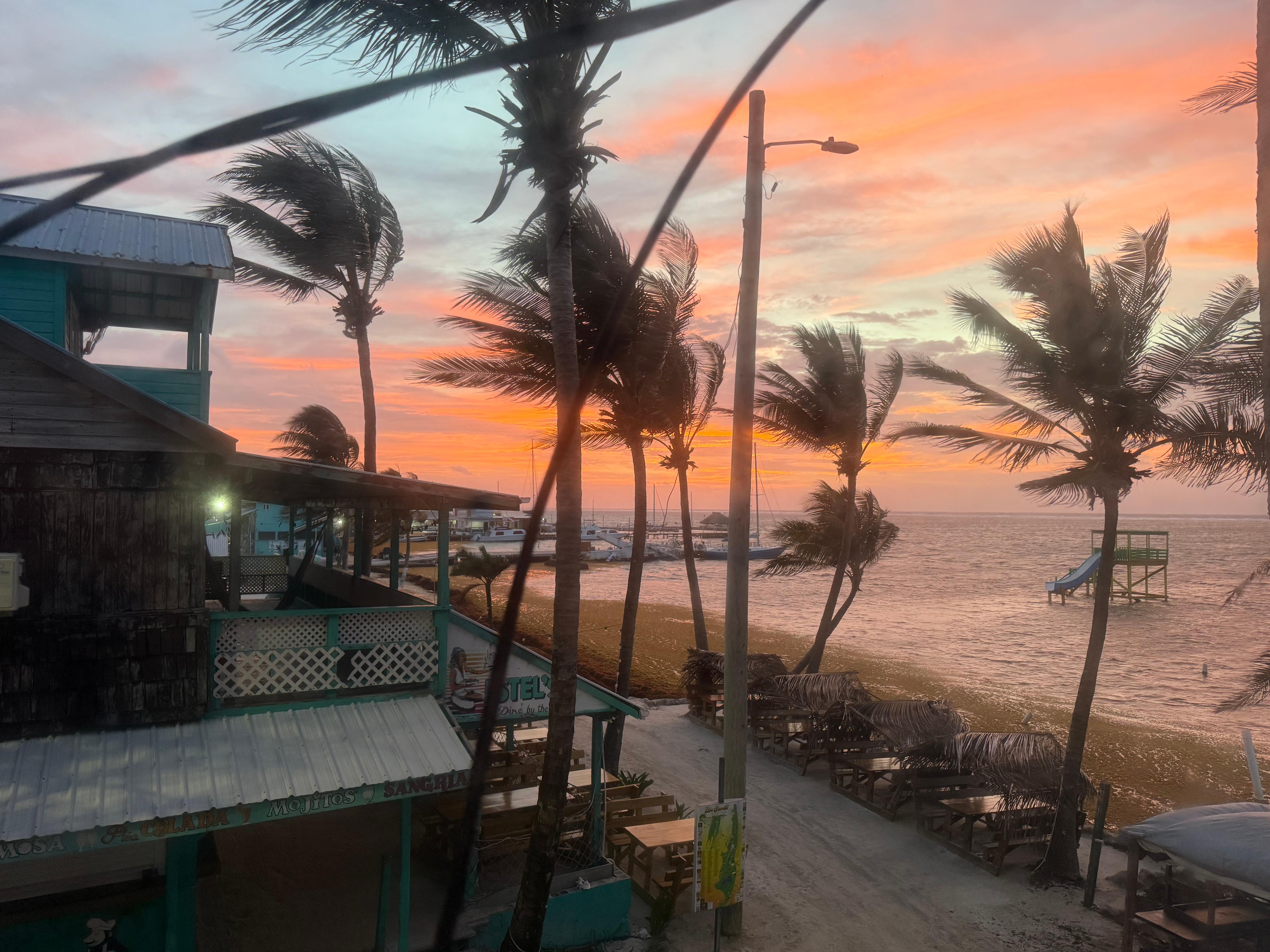 Sunrise from my room there 