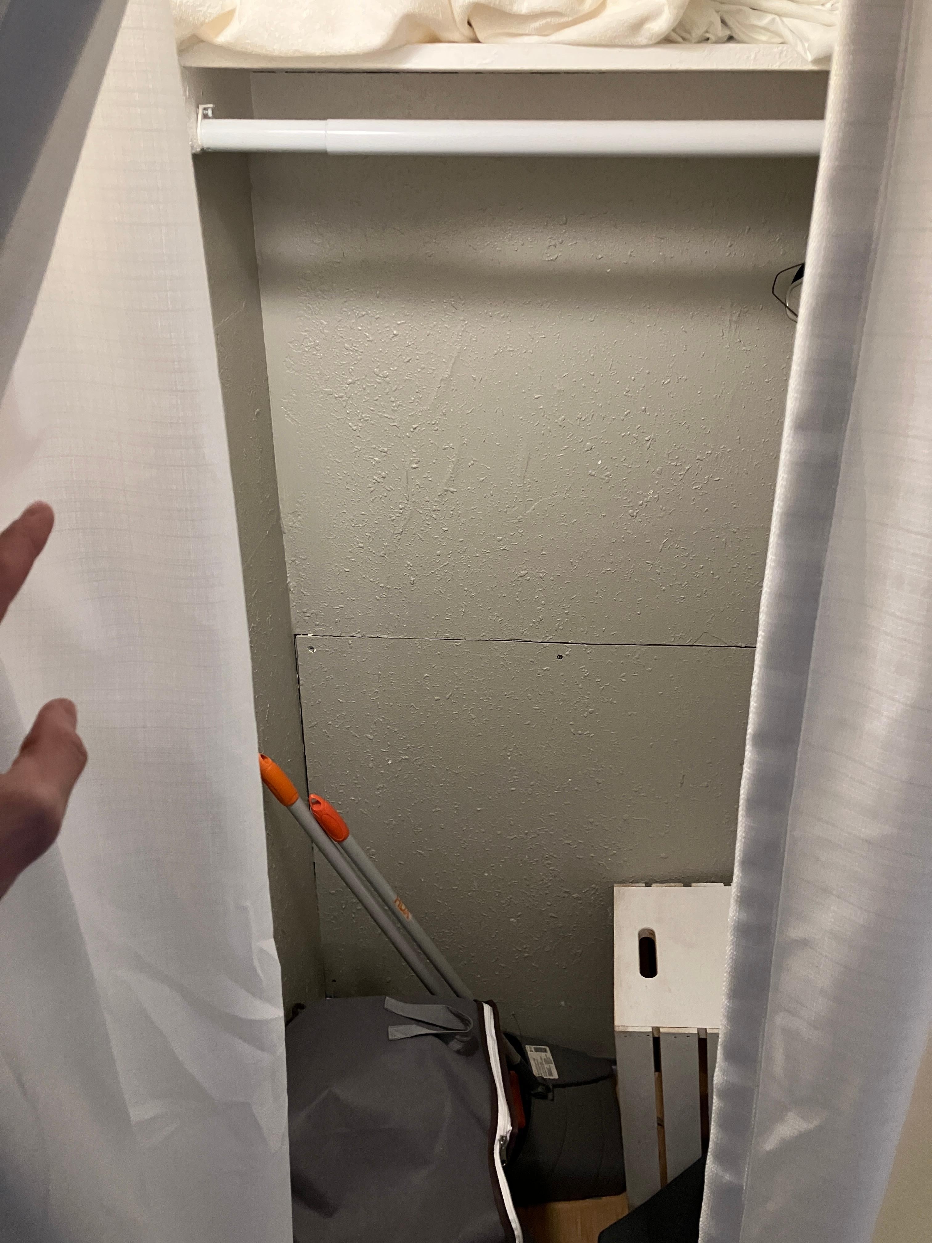 Master bedroom closet