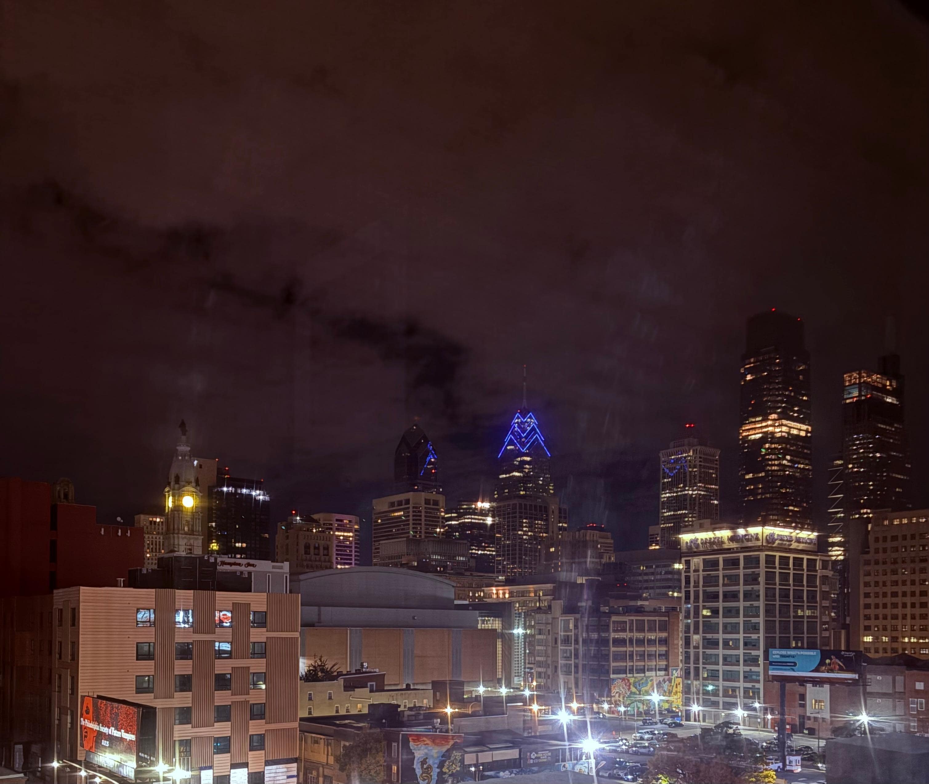 The view from our hotel room 