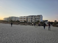 Condo building from beach