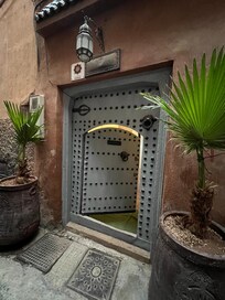 Front door to Riad Elias