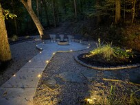 Back yard area/fire pit