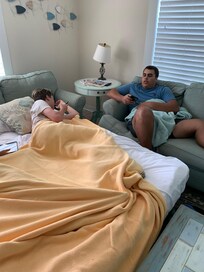 Relaxing after a busy day!