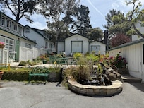 Garden and seating area