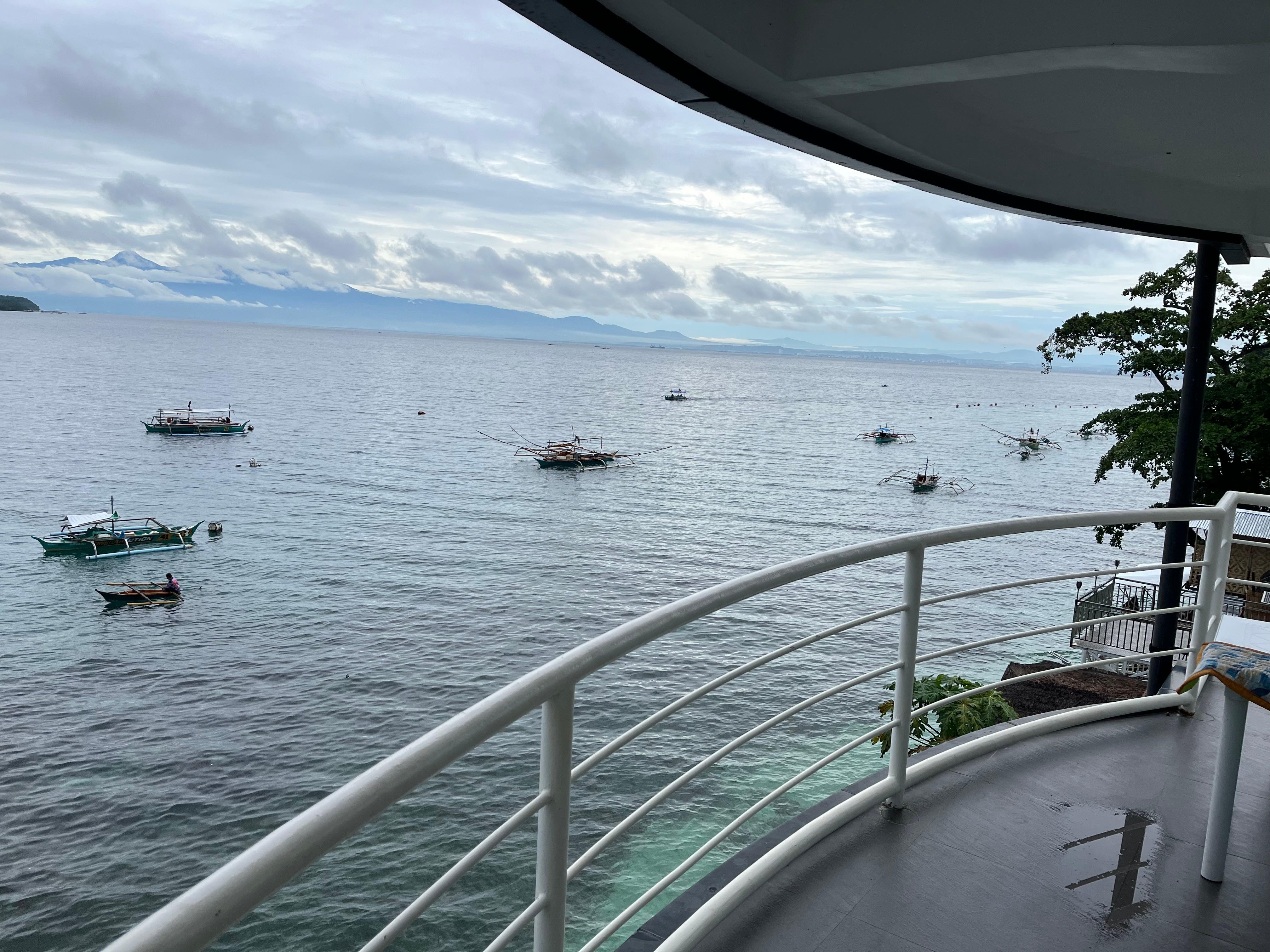 The view from our 3rd floor balcony.