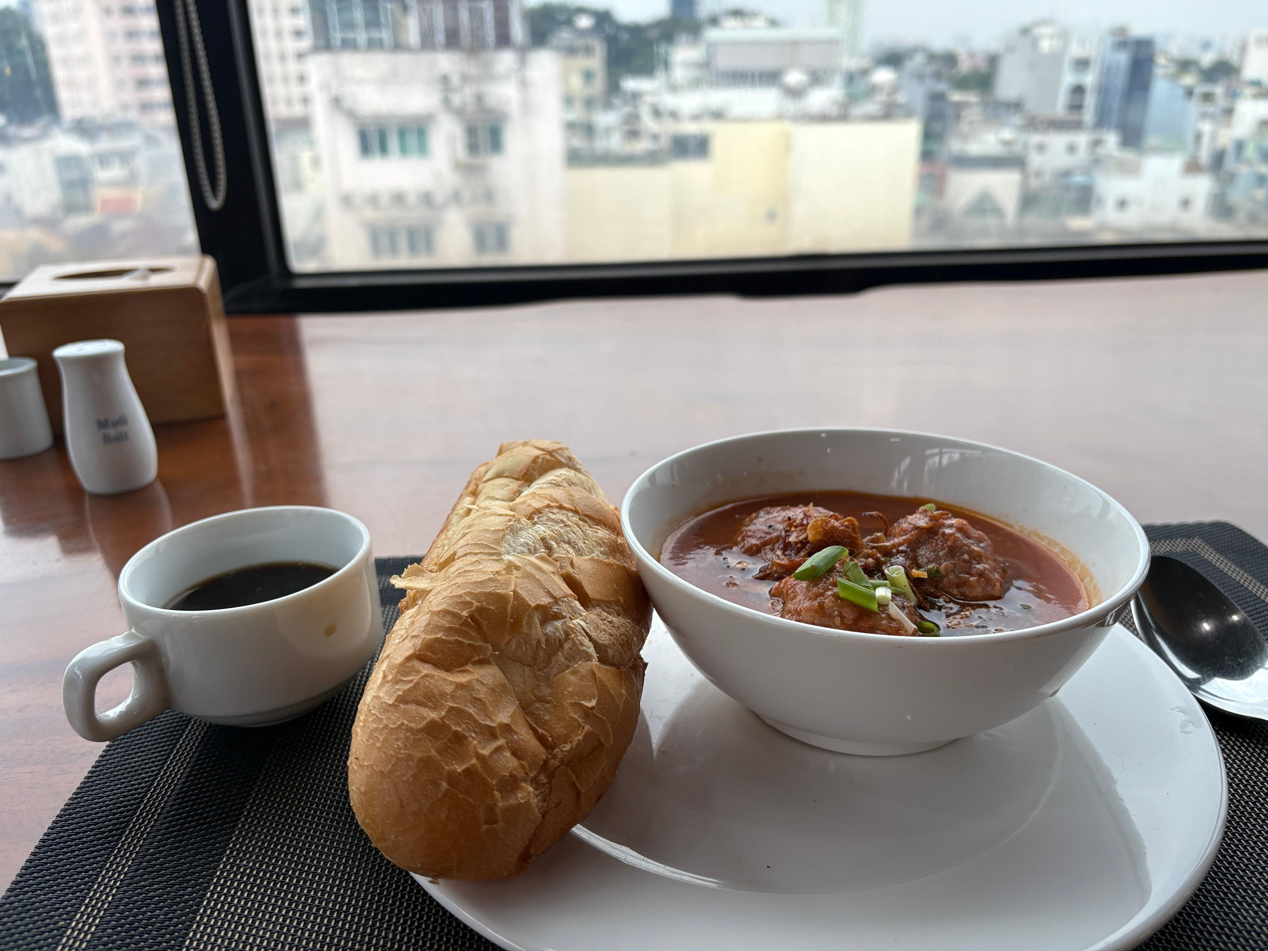 Breakfast good