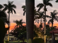 Sunrise from patio