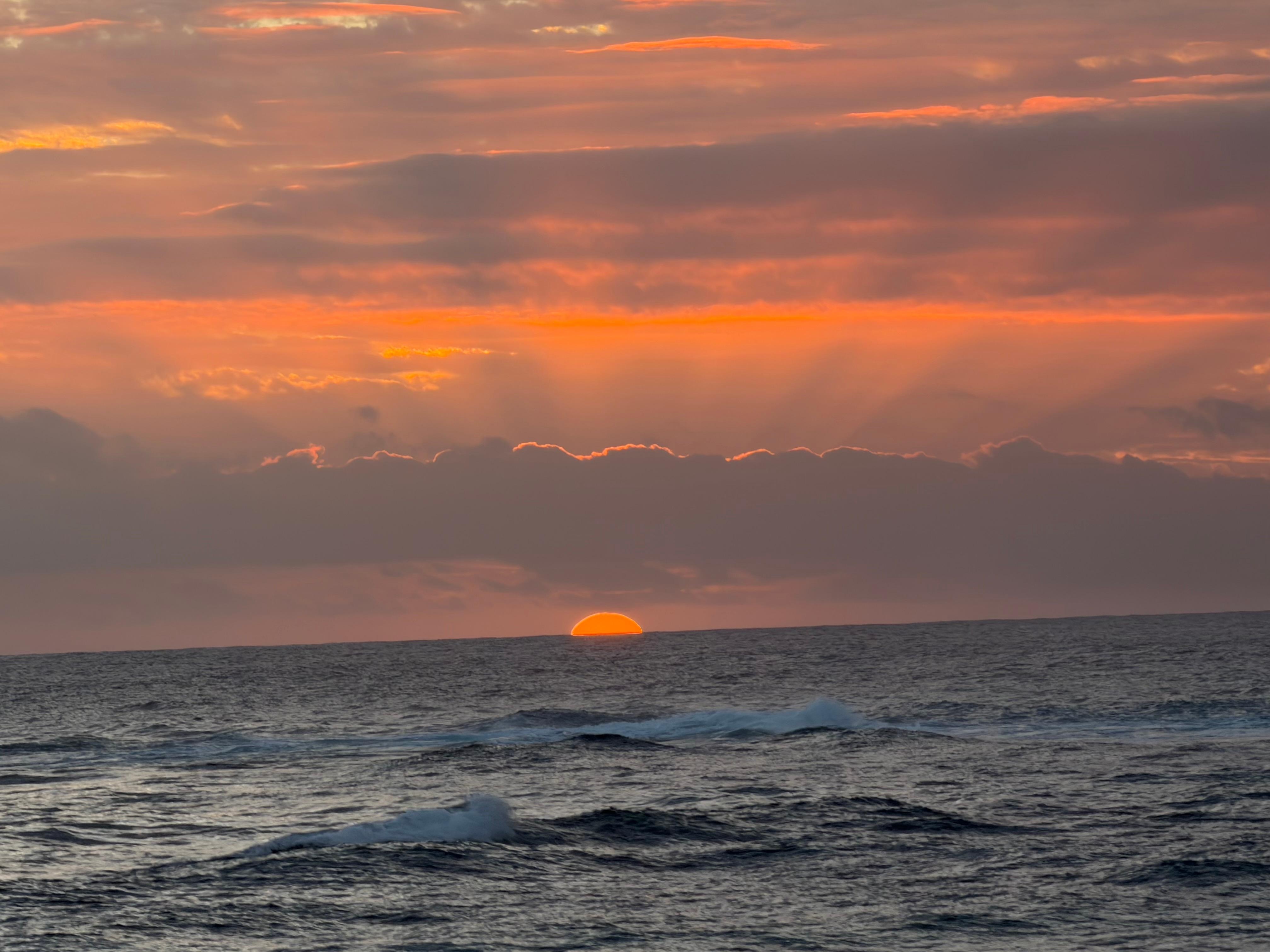 Just glad the sun kept coming back!