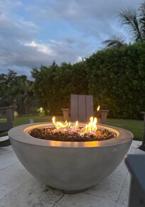 Evenings by the fire pit