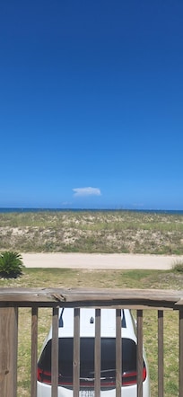 The view from the front deck!