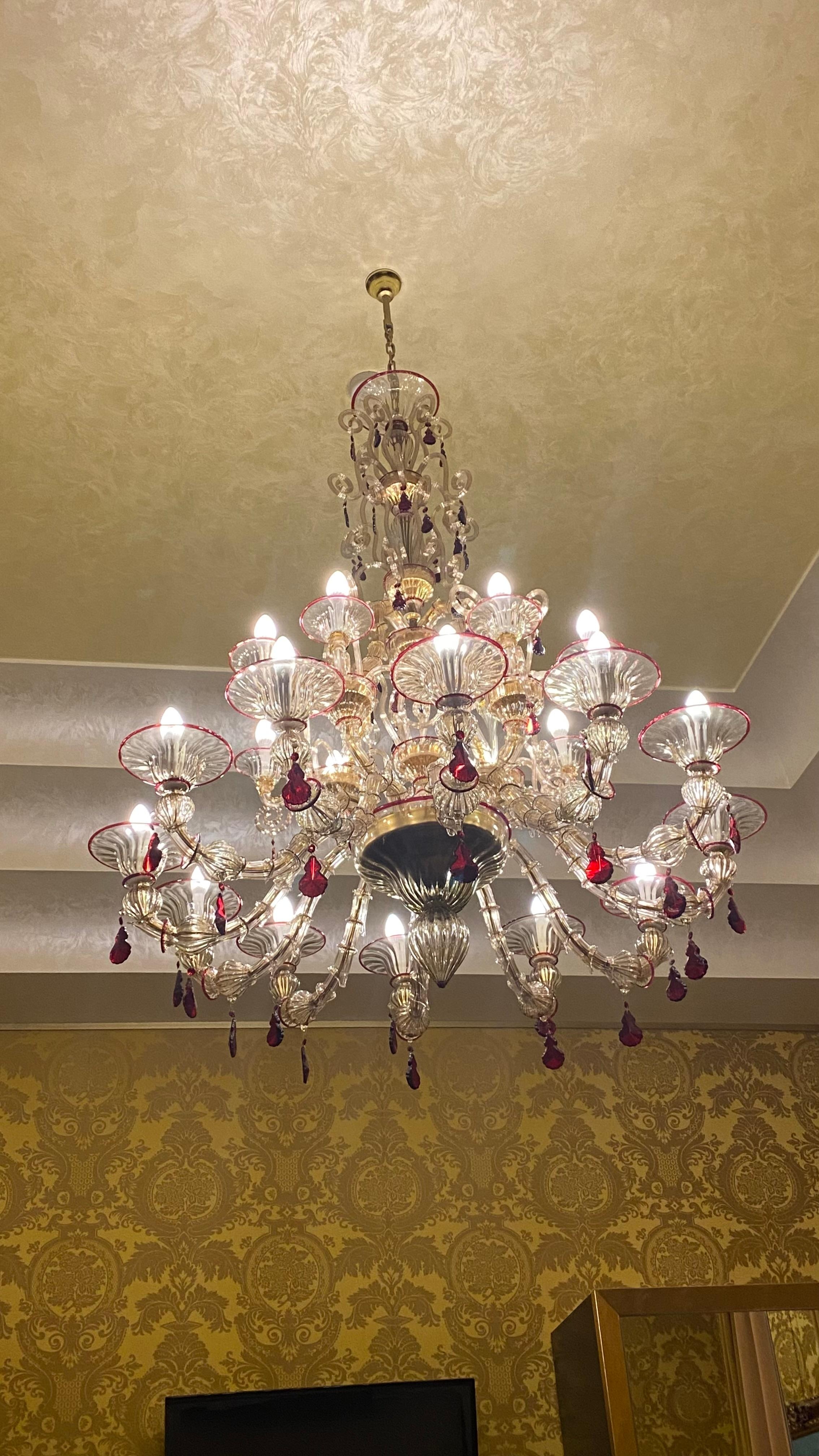 Chandelier in our room