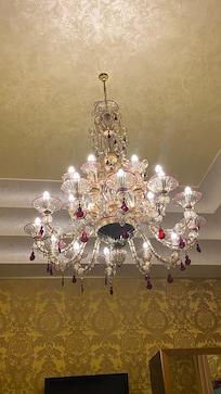 Chandelier in our room