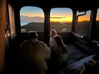 Sunset from the cabin