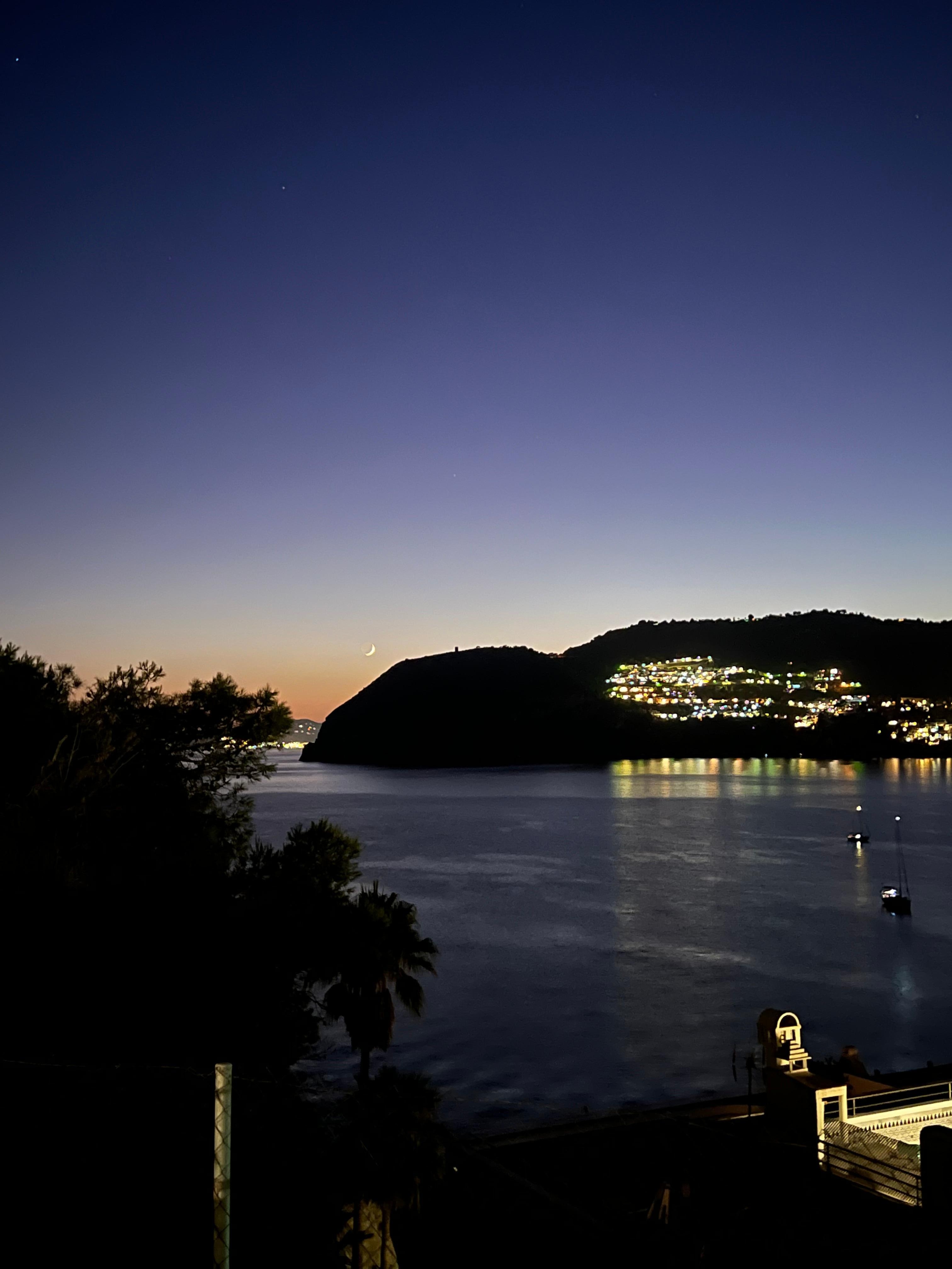 Sunset from the balcony