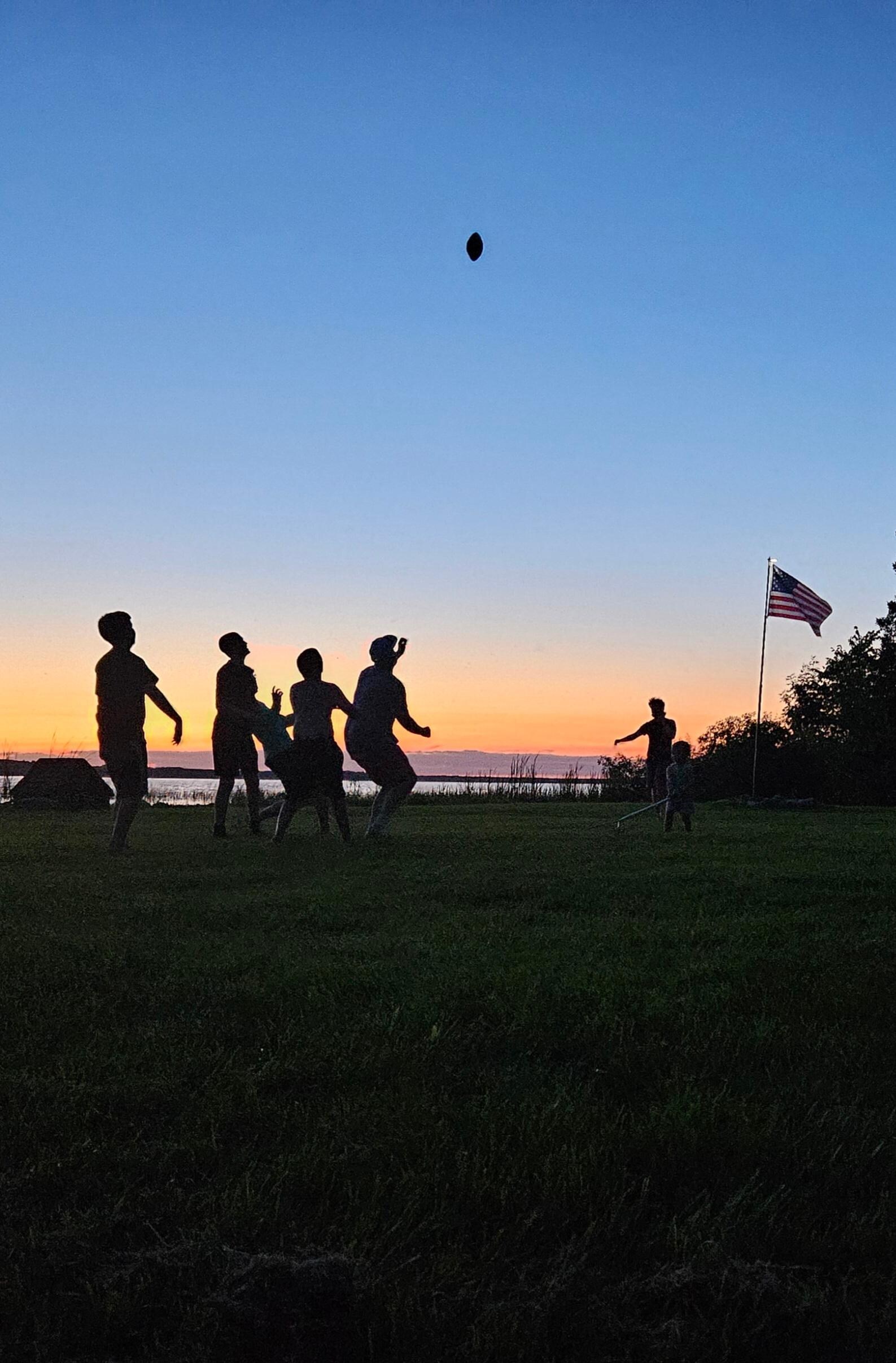 Sunset football games; awesome.