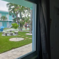 Outside our charming room