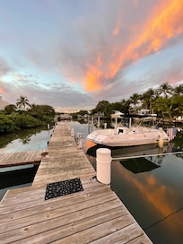 Sunset from the dock