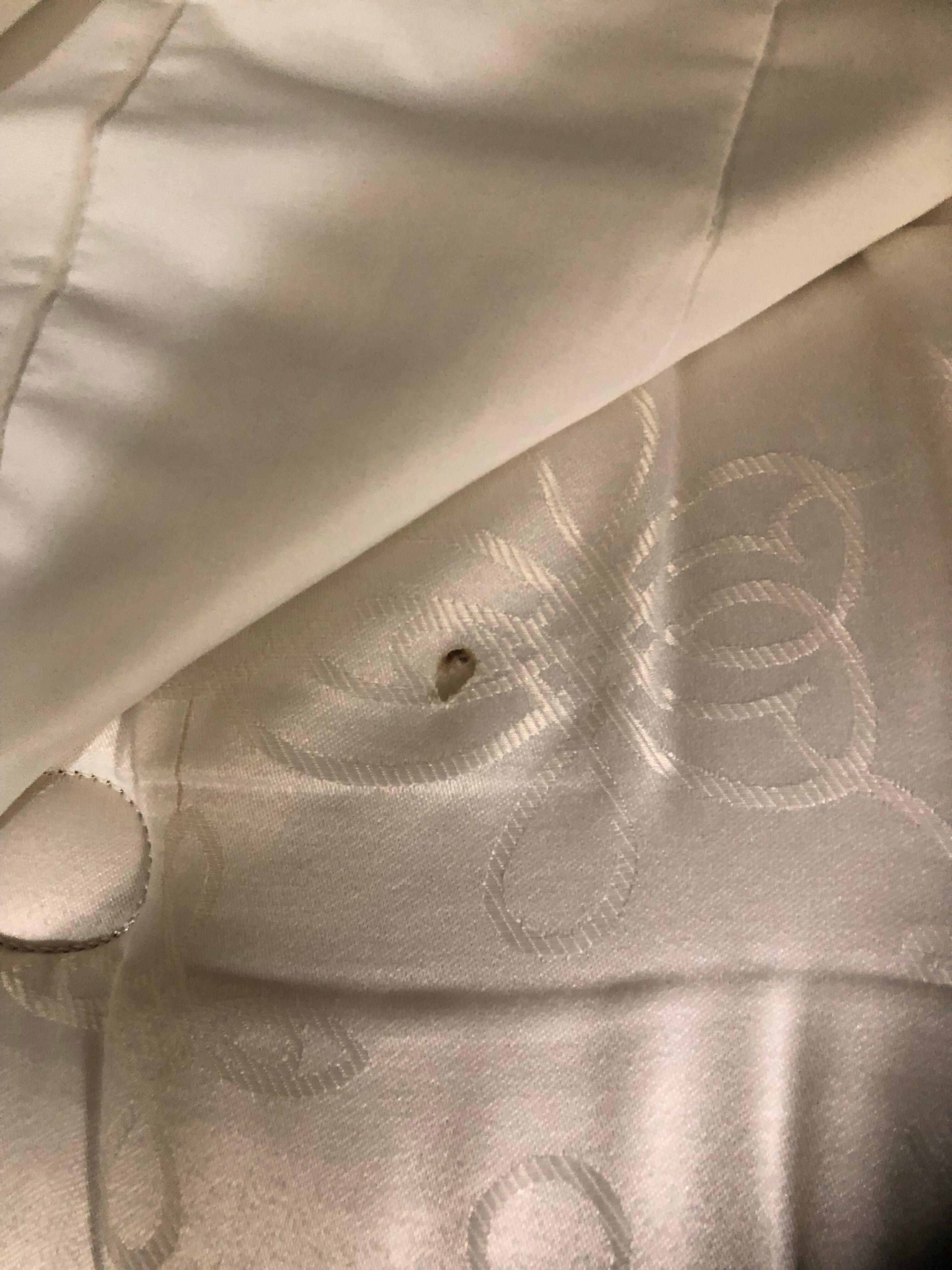 Burn mark on mattress