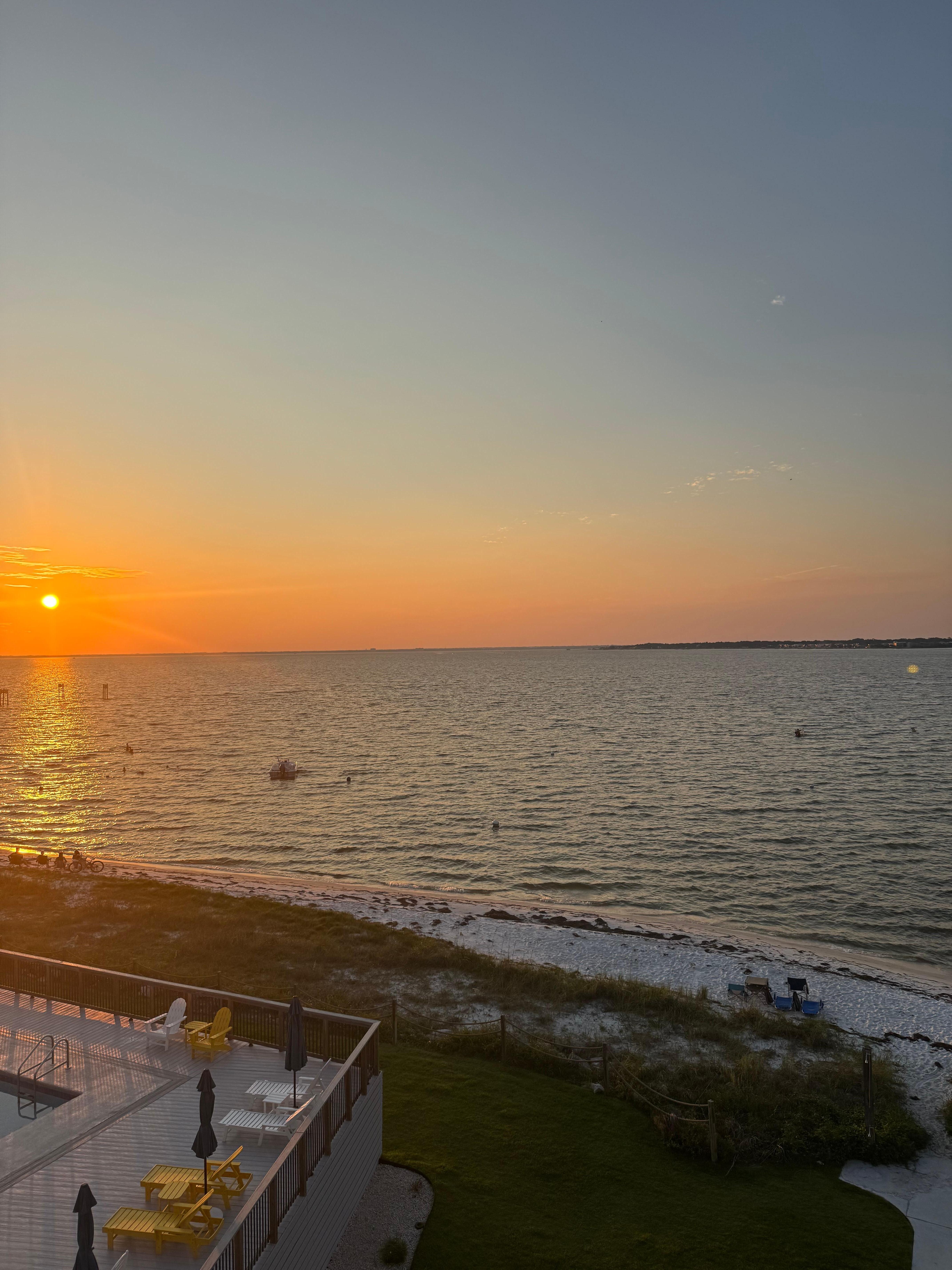 Bayside sunset