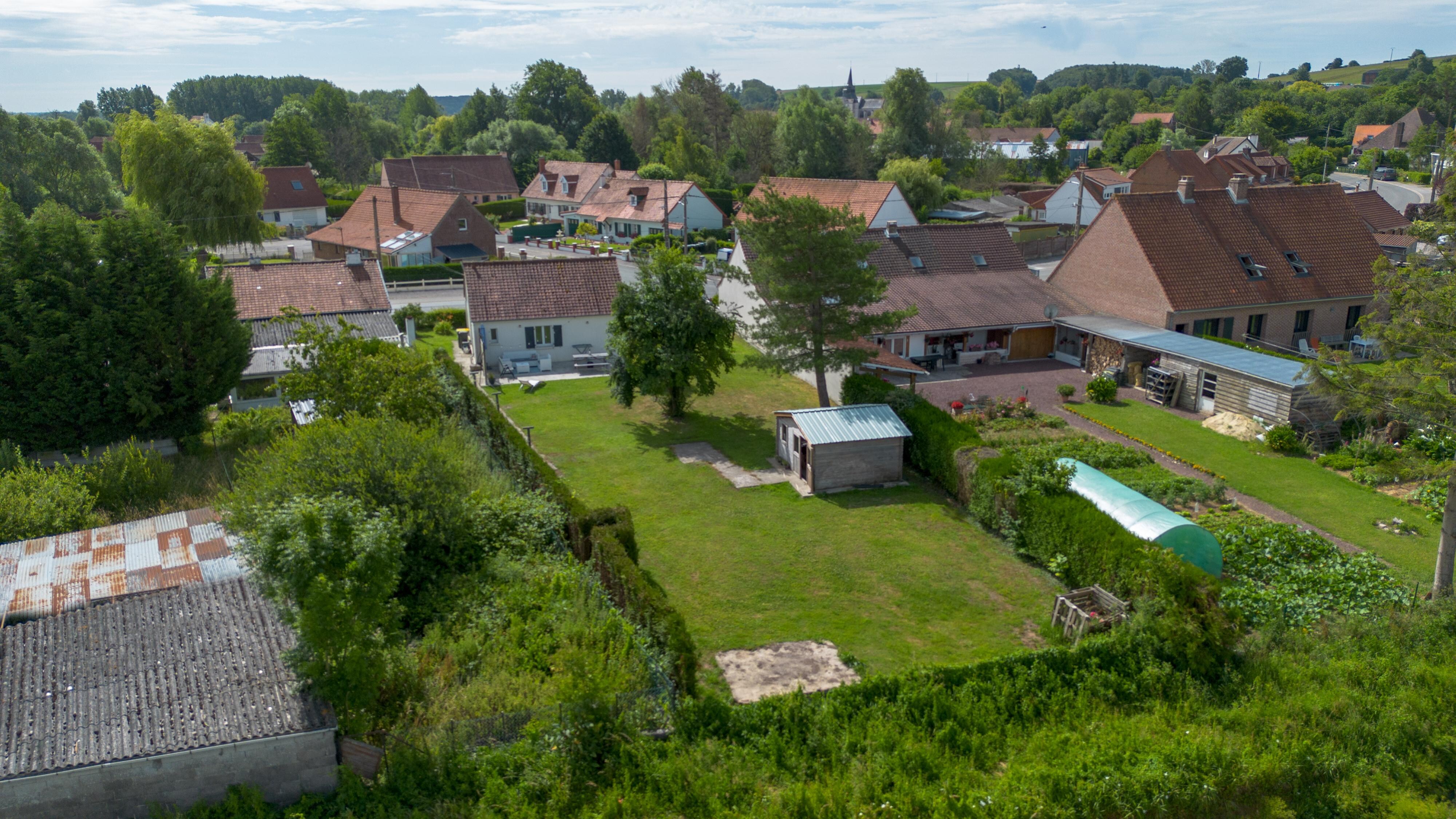 Rear aerial view