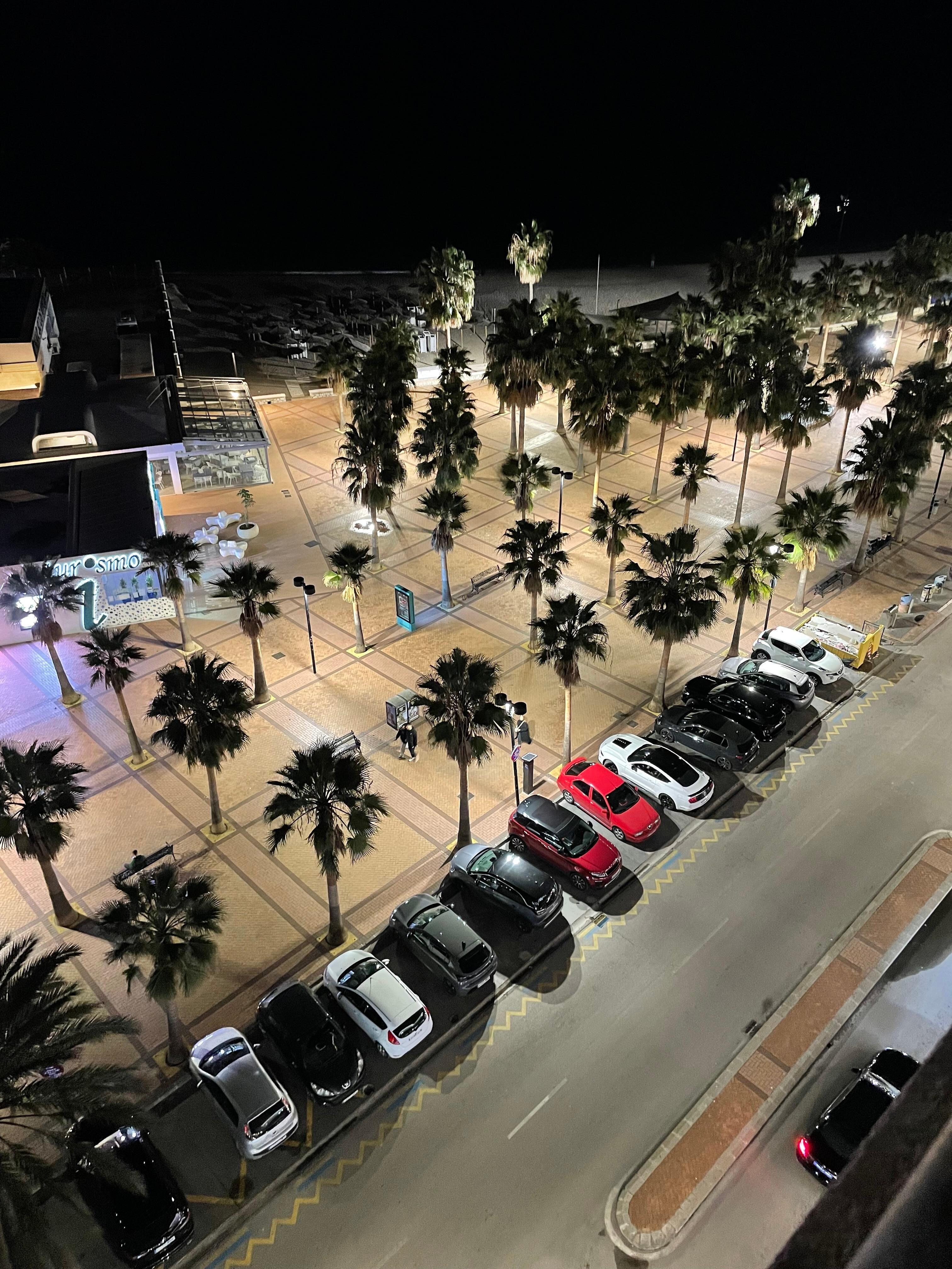 Night view from the balcony