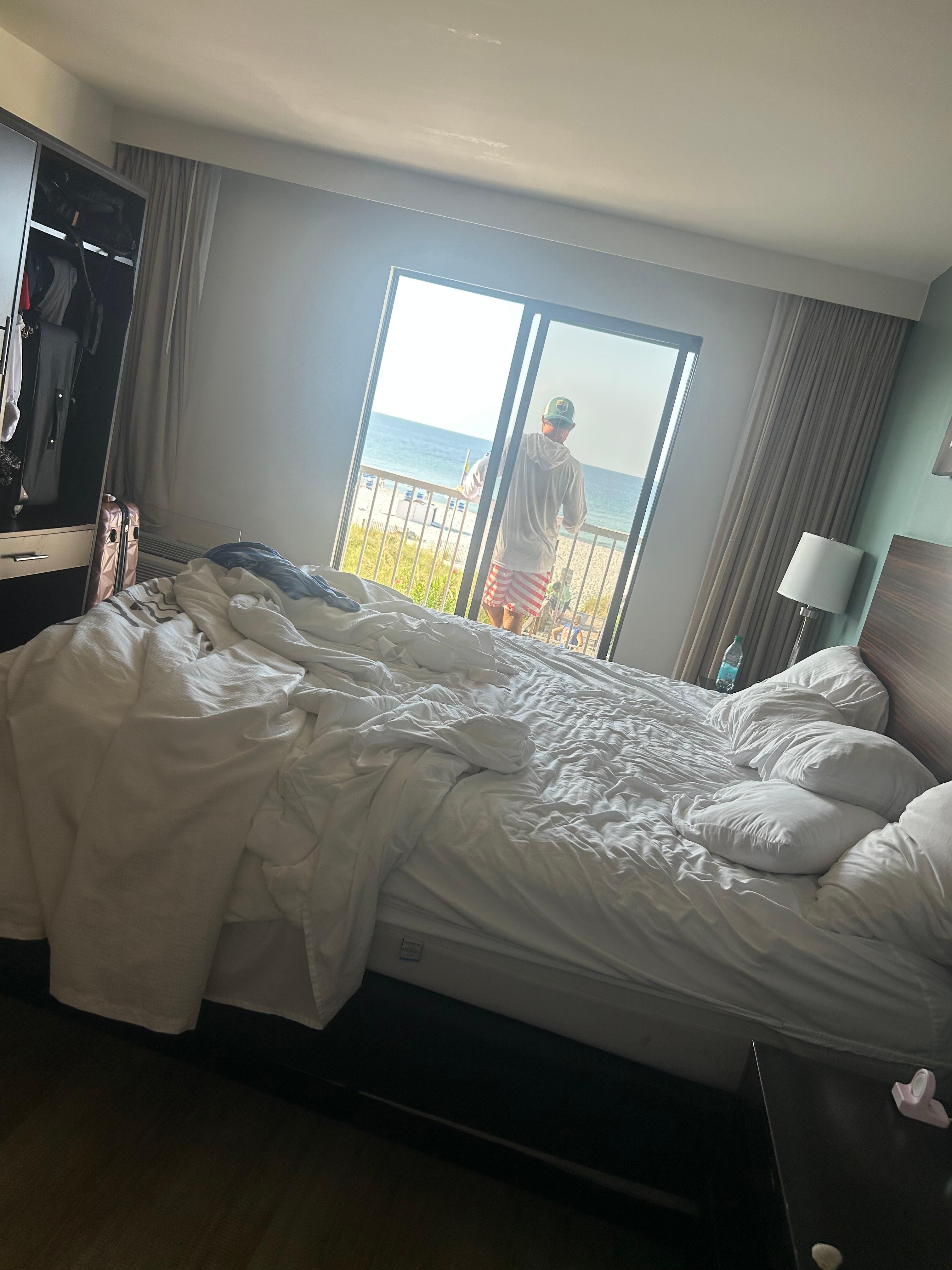 View from inside the room