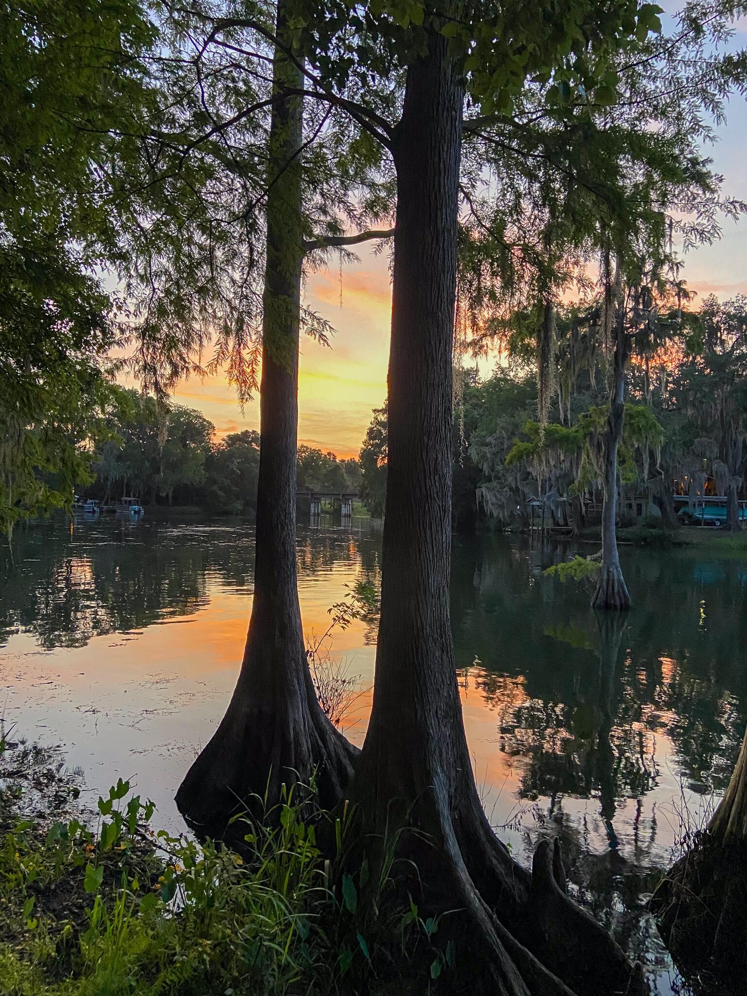 Sunset from dock