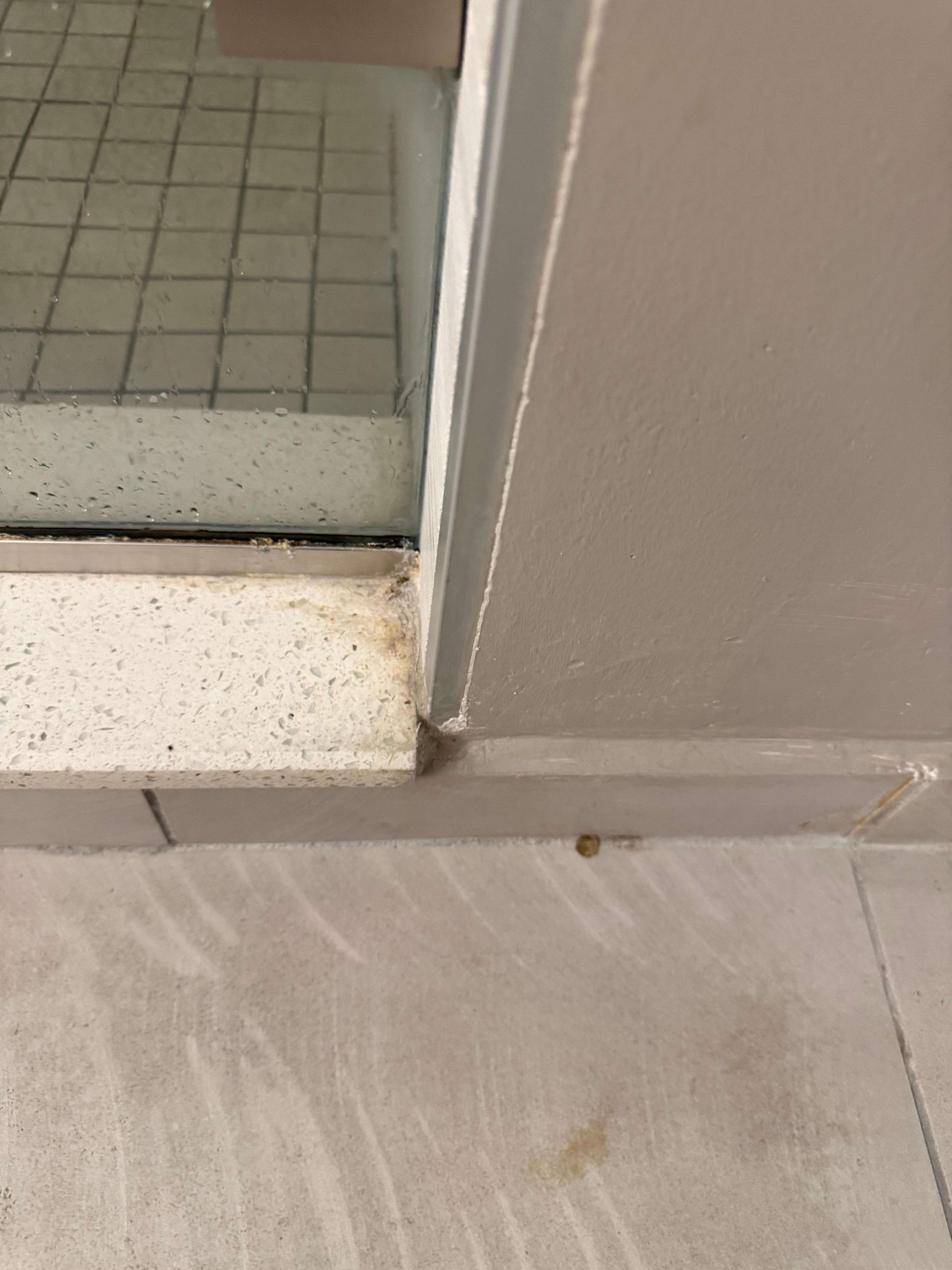 Stains on bathroom floor
Over 200 a night hotel