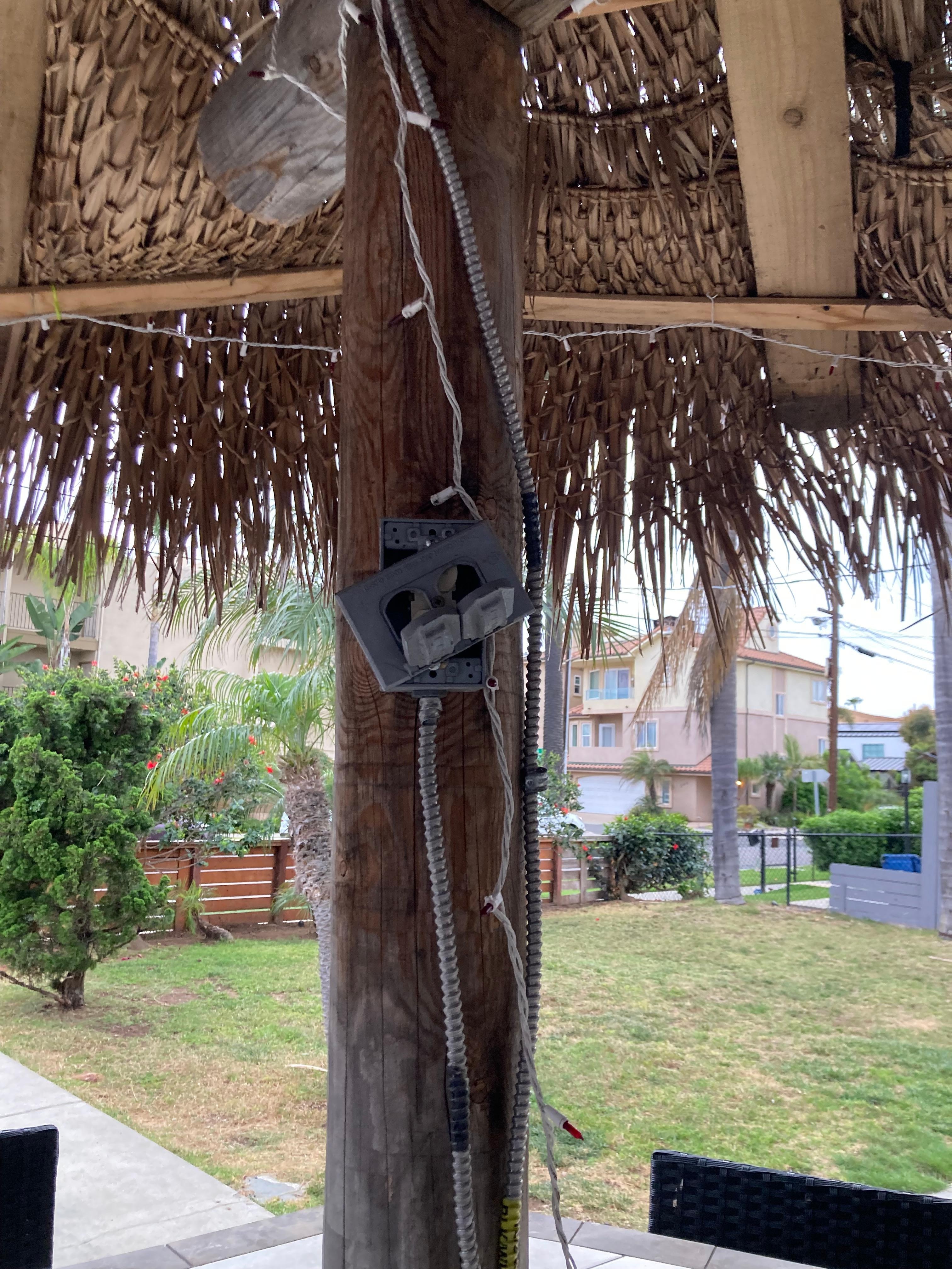 Tiki hut needs a facelift badly