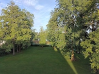 Morgenudsigten fra værelset