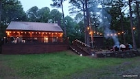 Weather finally give way and we were able to enjoy an evening outside after a trip to Robber's Cave.