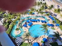 Pool and lazy river which kids loved
