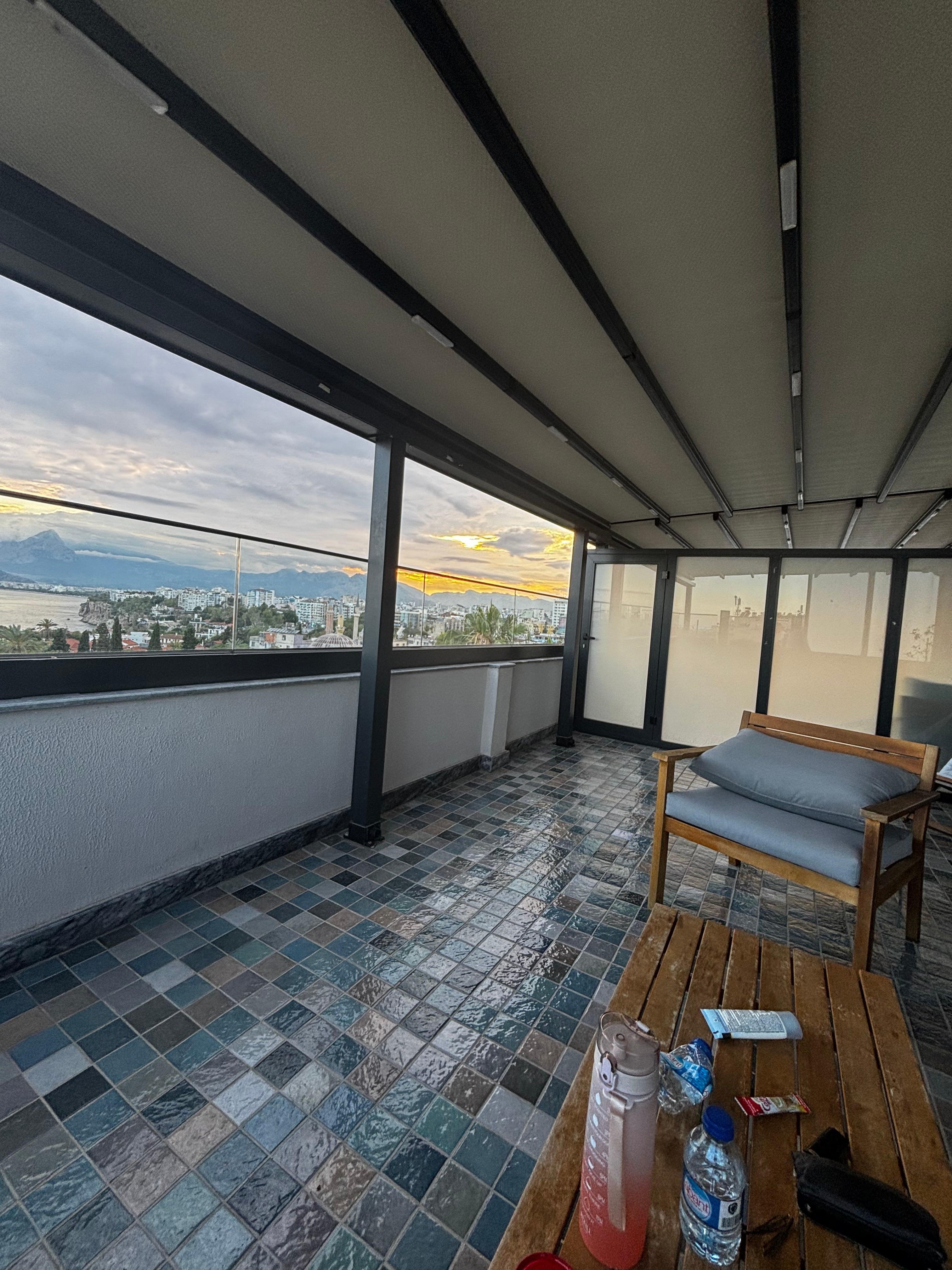 private rooftop terrace