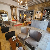 The reception desk