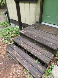 These are the steps/entry to the home.