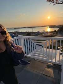 The perfect rooftop sunset