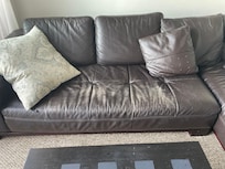 Worn out sofa