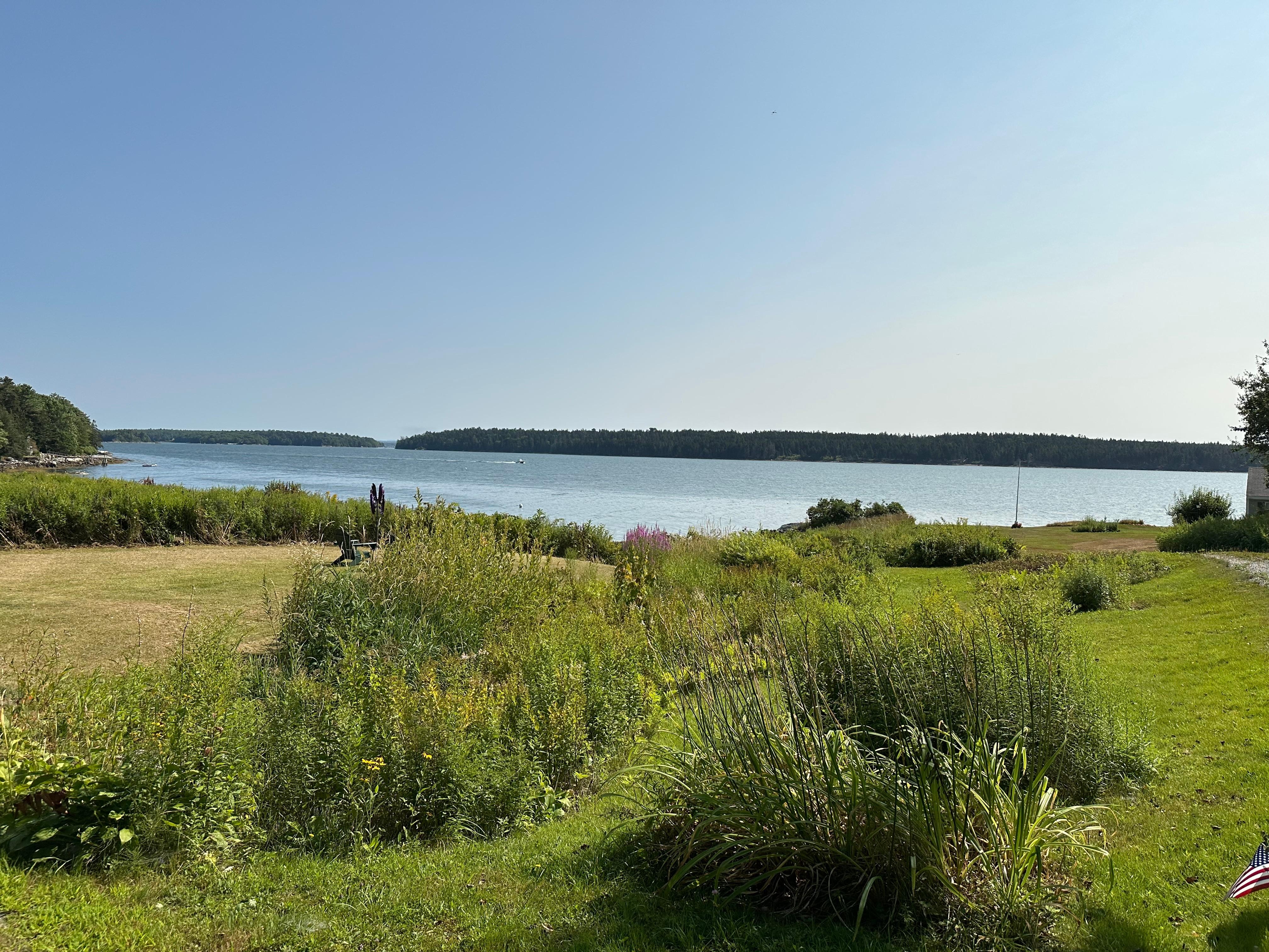 Water view from the cottage