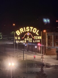 view from rooftop lounge