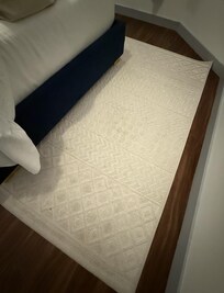 Either replace the rug or just get rid of it.