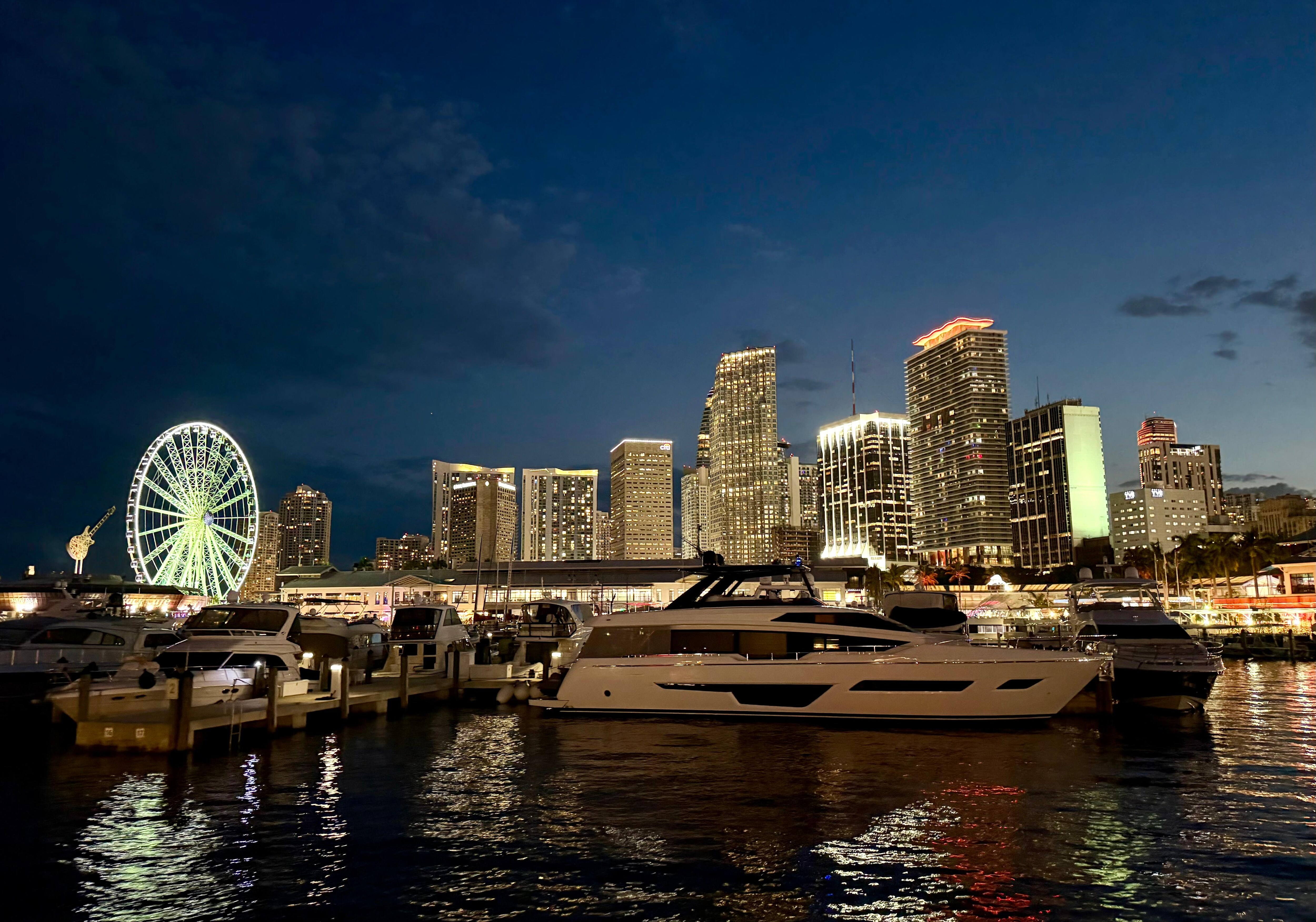 Miami Harbor cruise, beautiful.