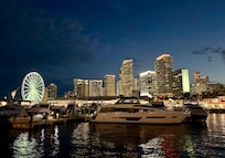 Miami Harbor cruise, beautiful.