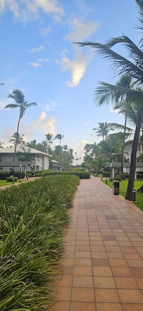 Vista del lobby a la playa