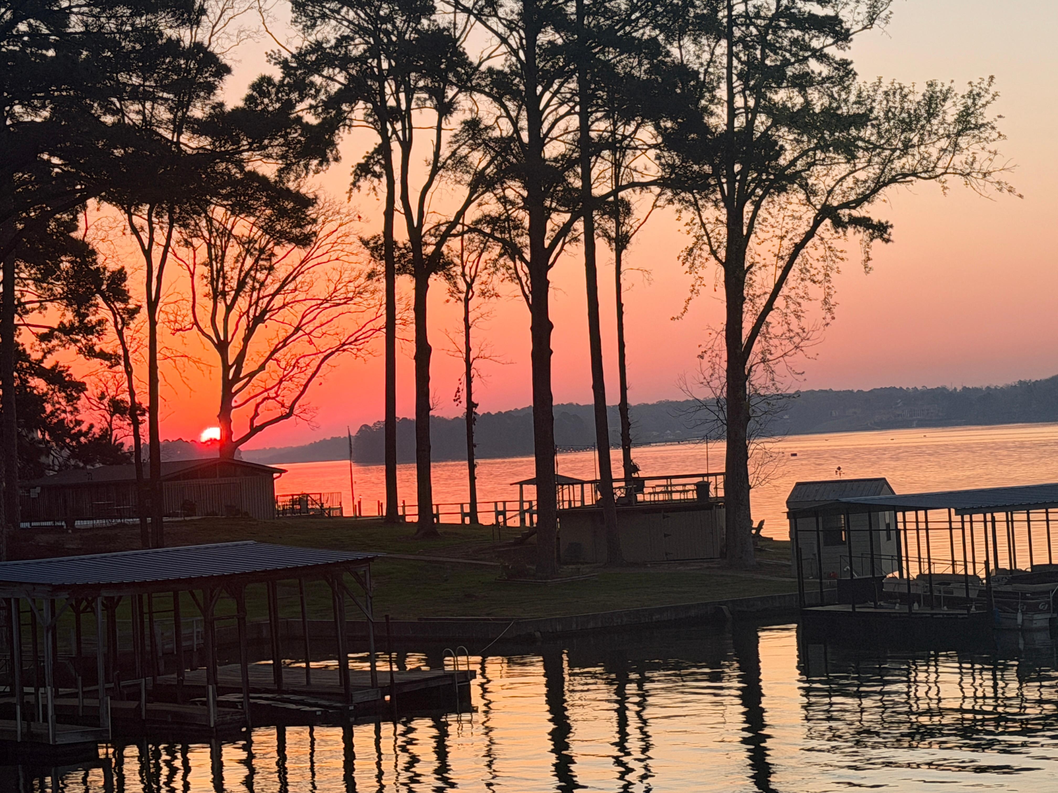 Sunrise from the deck