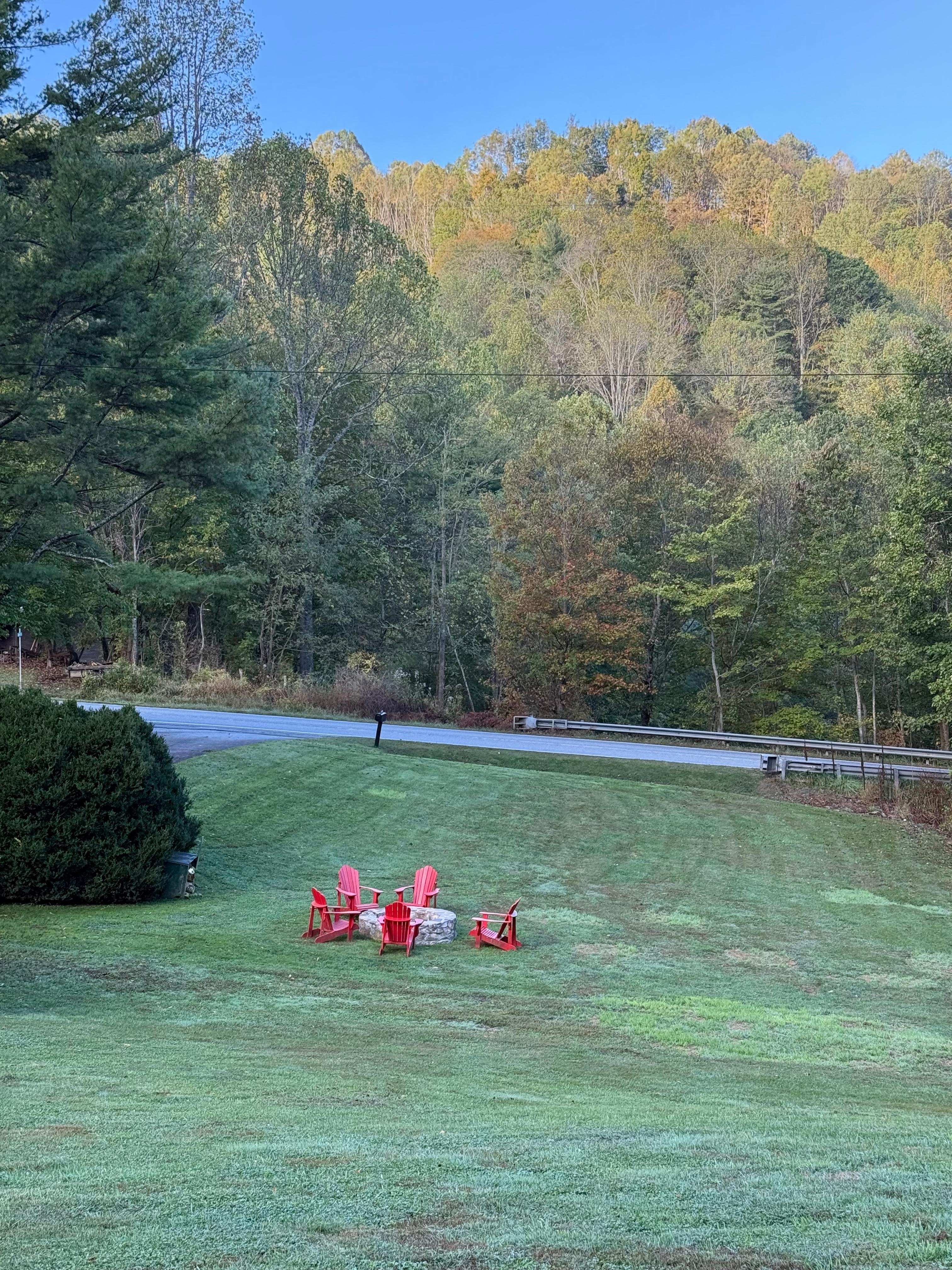 View from the front porch.