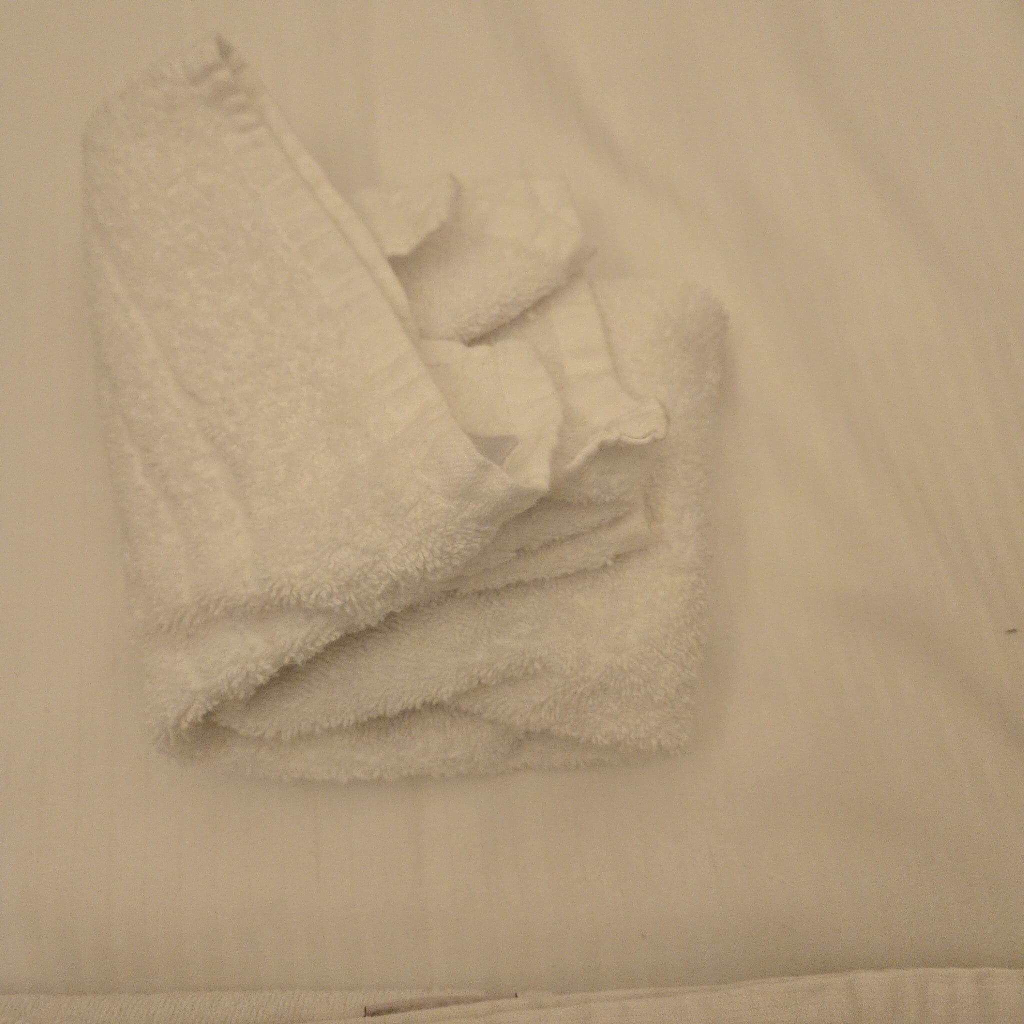 dirty towels looks like used