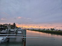 Sunset from the dock.
