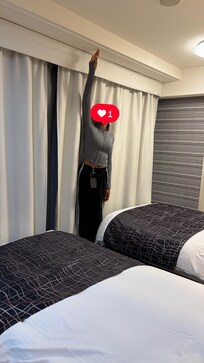 Little to no space - luggage had to be kept in front of the door