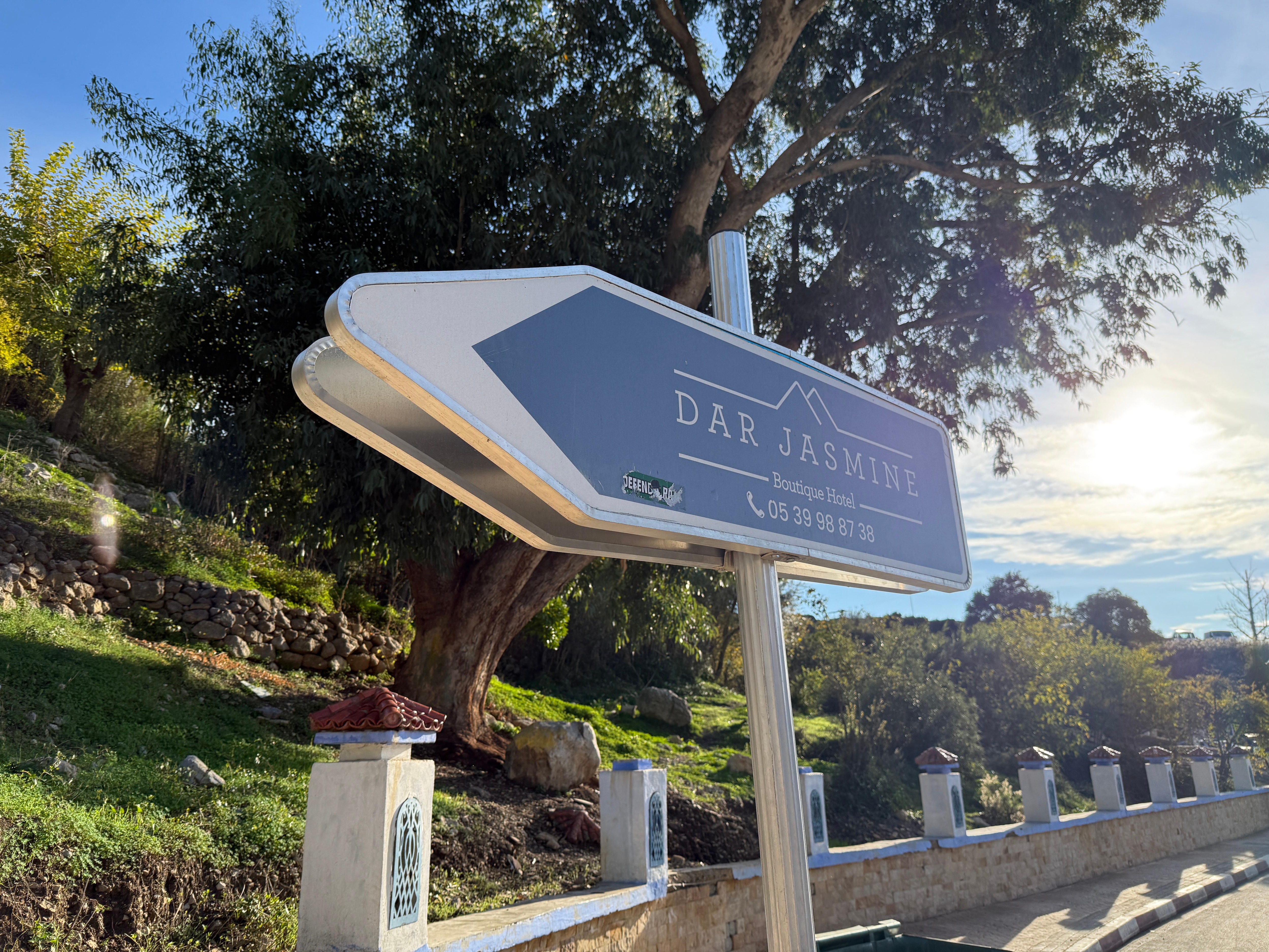 Name of the Hotel on the street