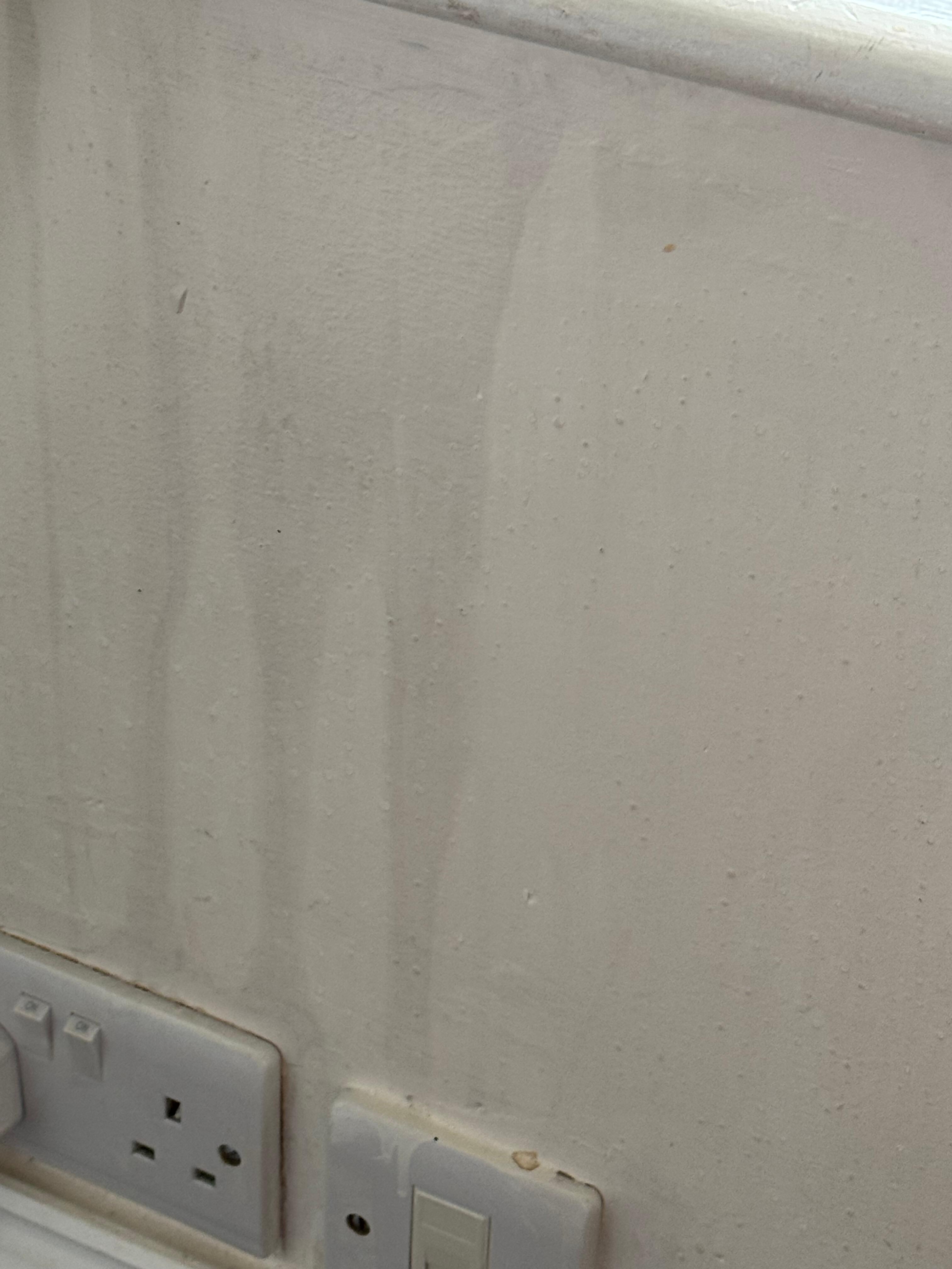 Stain from window 